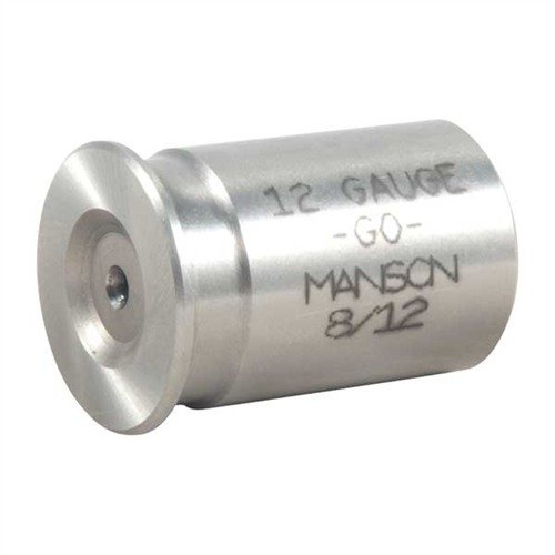 MANSON PRECISION RIMMED CARTRIDGE HEADSPACE GAUGE - MANSON PRECISION GO GAUGE HEADSPACE GAUGE FITS 12GA STEEL