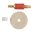 BROWNELLS LEWIS LEAD REMOVER REPLACEMENT RUBBER TIP, 9MM/38/357 CAL