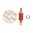 BROWNELLS LEWIS LEAD REMOVER REPLACEMENT RUBBER TIP, 9MM/38/357 CAL