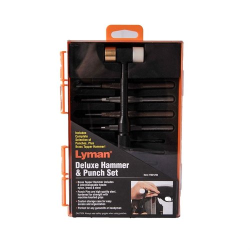 DELUXE HAMMER & PUNCH SET - LYMAN HAMMER PUNCH SET