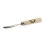 TWO CHERRIES CHISEL - GOUGE, CURVED WITH WOOD HANDLE, 8MM