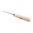 BROWNELLS CHISEL, STRAIGHT WITH WOOD HANDLE, 4MM