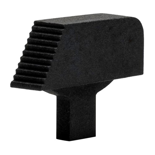 1911 FRONT SIGHT ONLY SERRATED RAMP PLAIN BLK NARROW TENON - MGW 1911 FRONT SIGHT ONLY SERRATED RAMP PLAIN BLACK NARROW TENON
