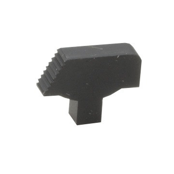 1911 FRONT SIGHT ONLY SERRATED RAMP PLAIN BLK WIDE TENON - MGW 1911 FRONT SIGHT ONLY SERRATED RAMP PLAIN BLACK WIDE TENON