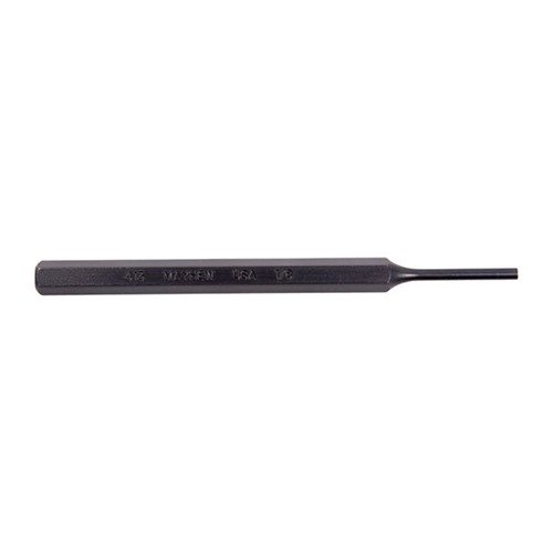 SINGLE PIN PUNCHES - MAYHEW STEEL 1/8" (3.2MM) 4 3/4" (12.1CM) LONG