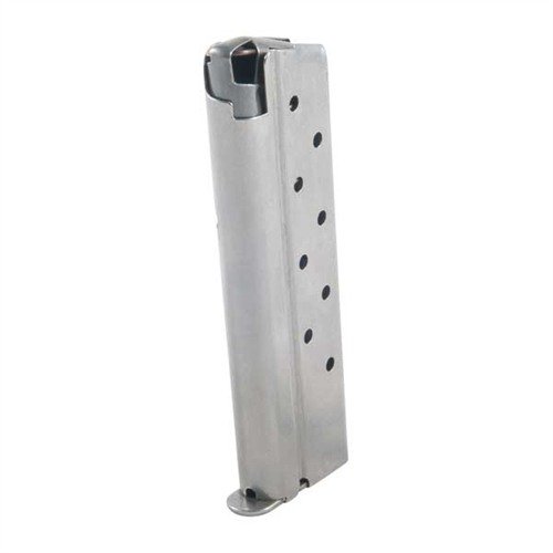 1911 10MM MAGAZINE - METALFORM 10MM/GOVT/COMM S/S 8 RD. ROUND FOLLOWER W/WELDED BASE