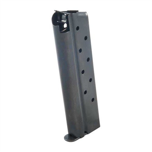 1911 9RD 38 SUPER MAGAZINE - METALFORM .38S GOVT/COMM BLUE 9 RD. FLAT FOLLOWER W/WELDED BASE