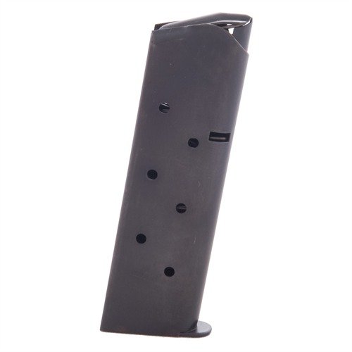 1911 45ACP MAGAZINES - METALFORM .45 GOVT/COMM BLUE 7 RD. ROUND FOLLOWER W/WELDED BASE