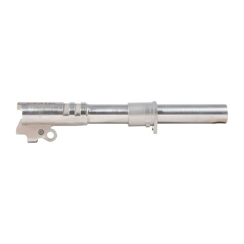 9MM STAINLES SSTEEL 1911 PRE-FIT MATCH GRADE BARREL 6" RAMPED - NOWLIN 9MM RAMPED, 6"