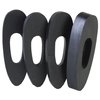 RIFLE SPACER - 1/4" SPACER BLACK RUBBER