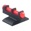 FIBER OPTIC FRONT SIGHTS RED - FIBER OPTIC FRONT SIGHT, RED, .190" HIGH, FITS COLT 1911