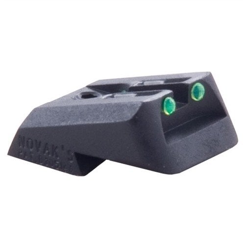 1911 FIBER OPTIC REAR SIGHTS - NOVAK FIBER OPTIC LO-MOUNT REAR SIGHT, GREEN, FITS COLT 1911