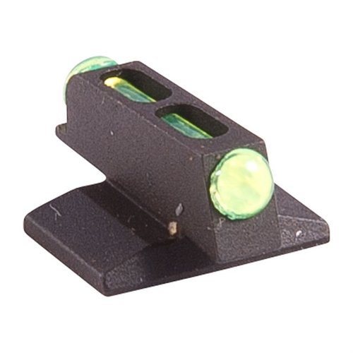 FIBER OPTIC FRONT SIGHT GREEN - NOVAK FIBER OPTIC FRONT SIGHT, GREEN, .180" HIGH, FITS COLT 1911