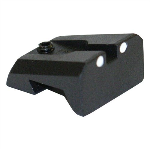 1911 WHITE DOT REAR SIGHTS - NOVAK WD 1911/COMP USES FRONT .185"-.200", REAR BLADE .735"X.425"