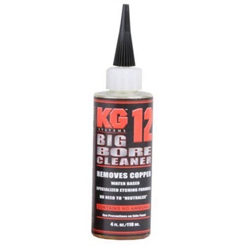 KG 12 COPPER SOLVENT - KG PRODUCTS 4 OZ BIG BORE CLEANER