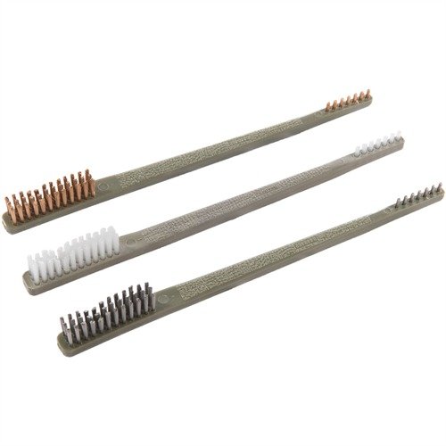 ALL PURPOSE CLEANING BRUSHES - OTIS NYLON, BRONZE & STAINLESS BRUSH KIT 3/PACK