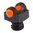 MARBLE ARMS 3/32 SHANK, ORANGE, 6-48 THREAD