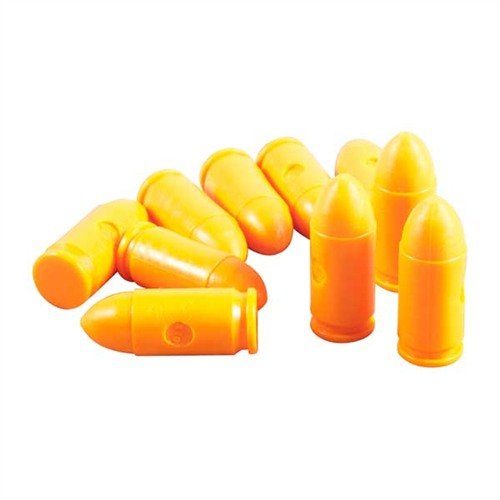 SAF-T-TRAINERS DUMMY ROUNDS - PRECISION GUN SPECIALTIES 380 AUTO ORANGE DUMMY ROUNDS 10/PACK