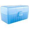 FLIP TOP RIFLE AMMO BOXES - FLIP TOP RIFLE AMMO BOX 220 SWIFT-338 FEDERAL 50 RND BLUE