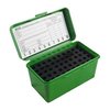 HANDLE CARRY RIFLE AMMO BOXES - HANDLE CARRY RIFLE AMMO BOX 17 REM-300 AAC 50 RD GREEN