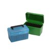 MTM CASE-GARD HANDLE CARRY RIFLE AMMO BOX 22 SAV-10.75X68 MAUSER 50RD GRN