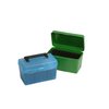 HANDLE CARRY RIFLE AMMO BOXES - HANDLE CARRY RIFLE AMMO BOX 22 SAV-10.75X68 MAUSER 50RD BLUE