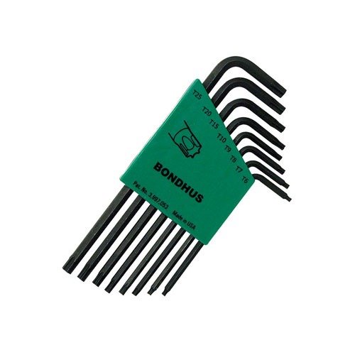 8 PC TORX WRENCH SET - BONDHUS 8 PC TORX WRENCH SET