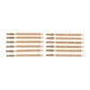 Dozen Pack Bronze Rifle Brushes - BRONZE RIFLE BORE BRUSH, 22 CALIBER, 8-32M, 12 PACK