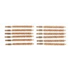 Dozen Pack Bronze Rifle Brushes - BRONZE RIFLE BORE BRUSH, 6MM, 8-32M, 12 PACK