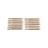 Dozen Pack Bronze Rifle Brushes - BRONZE RIFLE BORE BRUSH, 25 CALIBER, 8-32M, 12 PACK