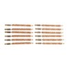 Dozen Pack Bronze Rifle Brushes - BRONZE RIFLE BORE BRUSH, 6.5MM, 8-32M, 12 PACK