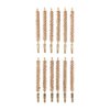 Dozen Pack Bronze Rifle Brushes - BRONZE RIFLE BORE BRUSH, 270 CALIBER, 8-32M, 12 PACK