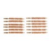 Dozen Pack Bronze Rifle Brushes - BRONZE RIFLE BORE BRUSH, 30 CALIBER, 8-32M, 12 PACK