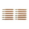 Dozen Pack Bronze Rifle Brushes - BRONZE RIFLE BORE BRUSH, 8MM, 8-32M, 12 PACK