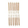 Dozen Pack Bronze Rifle Brushes - BRONZE RIFLE BORE BRUSH, 338 CALIBER, 8-32M, 12 PACK