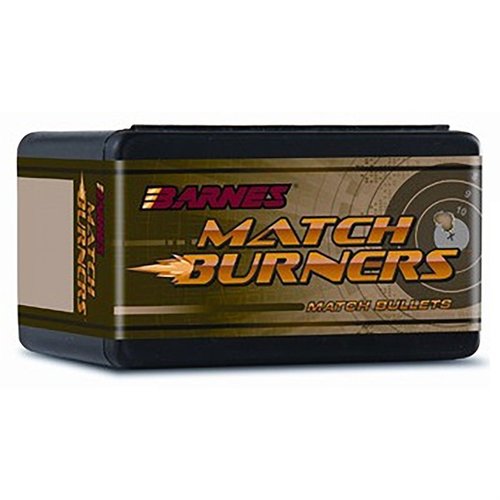 MATCH BURNER 6MM (0.243") BULLETS - BARNES BULLETS 6MM (0.243") 68GR MATCH BURNER FLAT BASE 100/BOX
