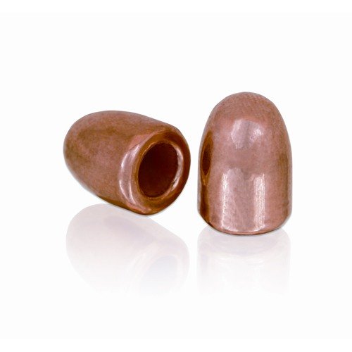 PLATED 45 CALIBER (0.452") BULLETS - BERRYS MANUFACTURING 45 ACP (.452") 185GR HOLLOW BASE ROUND NOSE 250/BOX