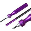 1-PIECE COATED RIFLE CLEANING RODS - 17-20 CALIBER 42" 5-40F CLEANING ROD