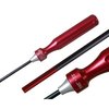 1-PIECE COATED RIFLE CLEANING RODS - 22-26 CALIBER 30" 8-32F CLEANING ROD