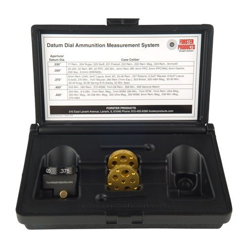 DATUM DIAL AMMO MEASUREMENT SYSTEM - FORSTER PRODUCTS, INC. DATUM DIAL AMMUNITION MEASUREMENT SYSTEM