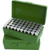 FLIP TOP PISTOL AMMO BOXES - FLIP TOP PISTOL AMMO BOX 40 S&W-45 ACP 50 ROUND GREEN