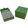 FLIP TOP PISTOL AMMO BOXES - FLIP TOP PISTOL AMMO BOX 9MM-380 ACP 100 ROUND GREEN