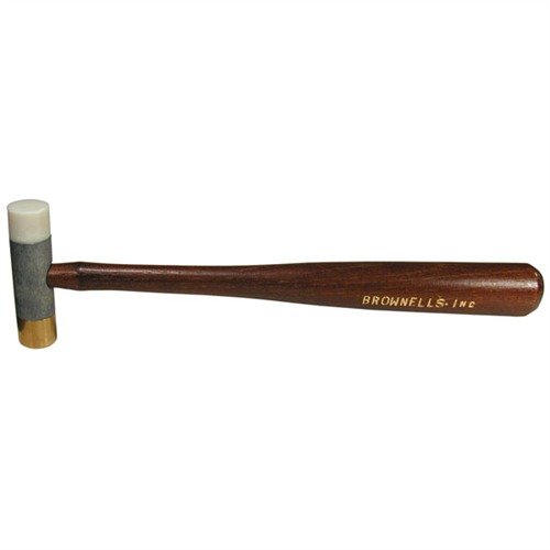 NYLON/BRASS HAMMER - BROWNELLS HAMMER, BRASS/NYLON, 3/4"