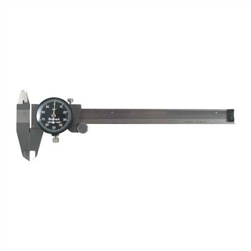 6" DIAL CALIPER - STARRETT 120 6" BLACK FACE DIAL CALIPERS