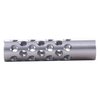 #1 MUZZLE BRAKE 22 CALIBER - #1 MUZZLE BRAKE 22 CALIBER 1/2-28 CHROME MOLY SILVER