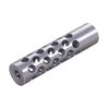 #3 MUZZLE BRAKE 22 CALIBER - #3 MUZZLE BRAKE 22 CALIBER 5/8-24 CHROME MOLY SILVER
