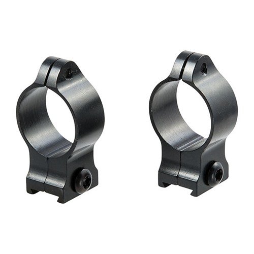FIXED SCOPE RINGS - TALLEY 1" HIGH SATIN BLUE RINGS