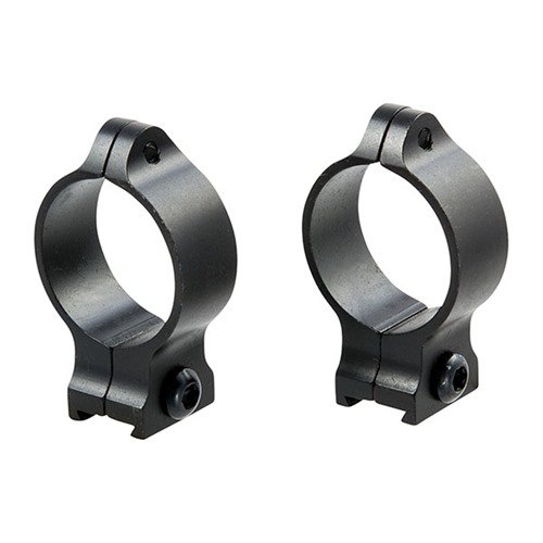 FIXED SCOPE RINGS - TALLEY 30MM HIGH SATIN BLUE RINGS