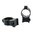 TALLEY 1" LOW (0.35") 16MM CZ RINGS, BLACK