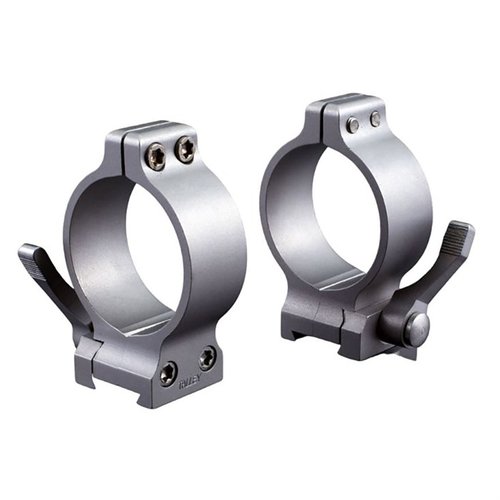 QUICK DETACH SCOPE RINGS - TALLEY 1" LOW STAINLESS STEEL RINGS